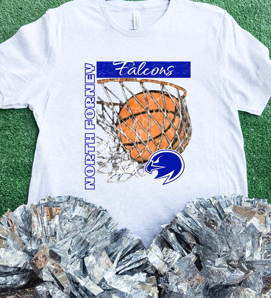 North Forney Falcons BB Inlay Tee