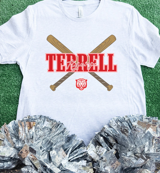 Terrell Tigers Bat Tee