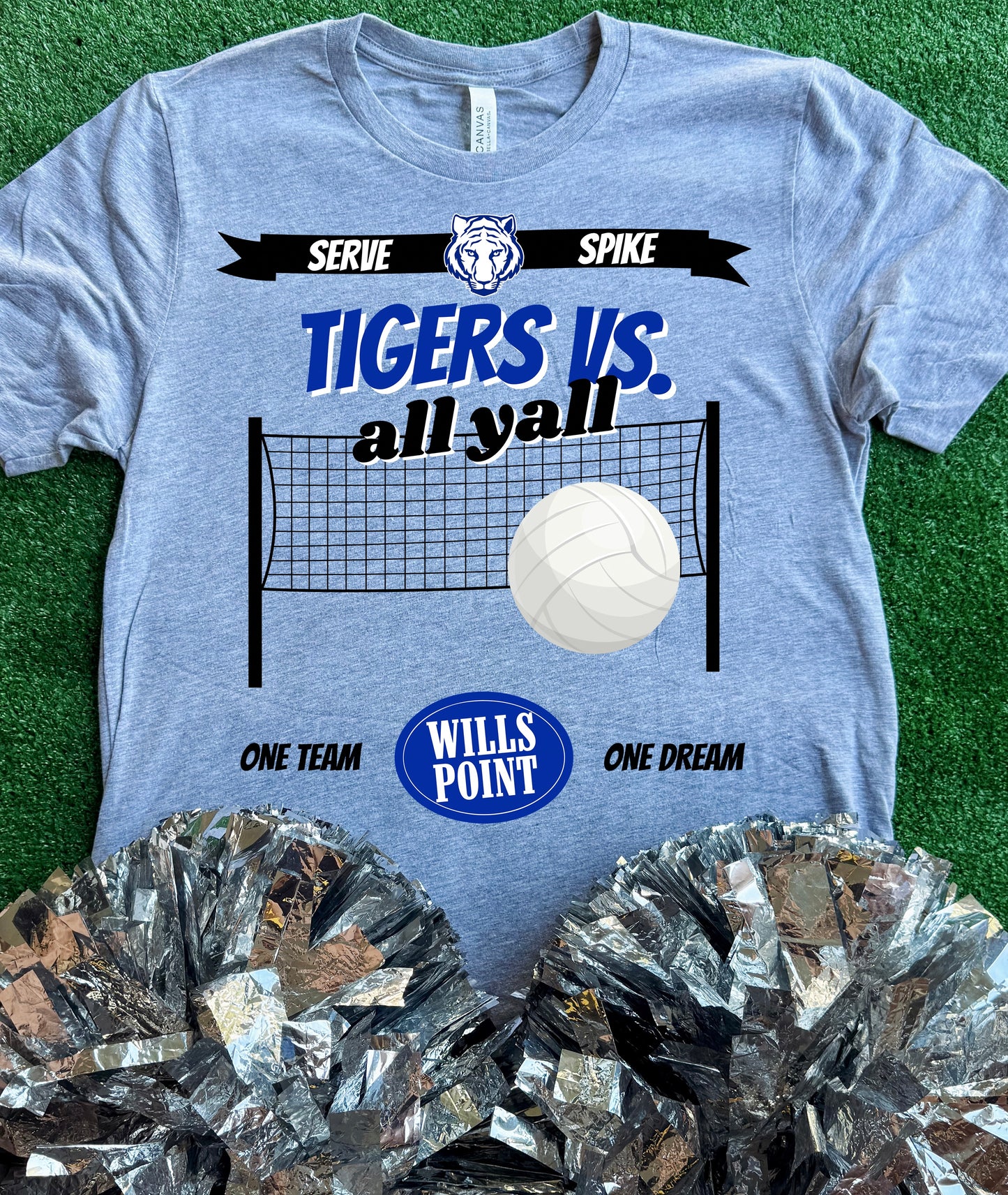 Wills Point Tigers Volleyball VS All Yall Tee