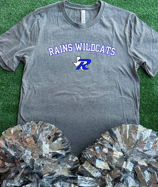 Rains Wildcats Curve Tee