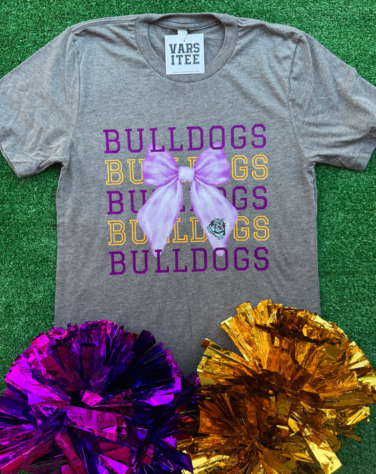 Eustace Bulldogs Bow Tee