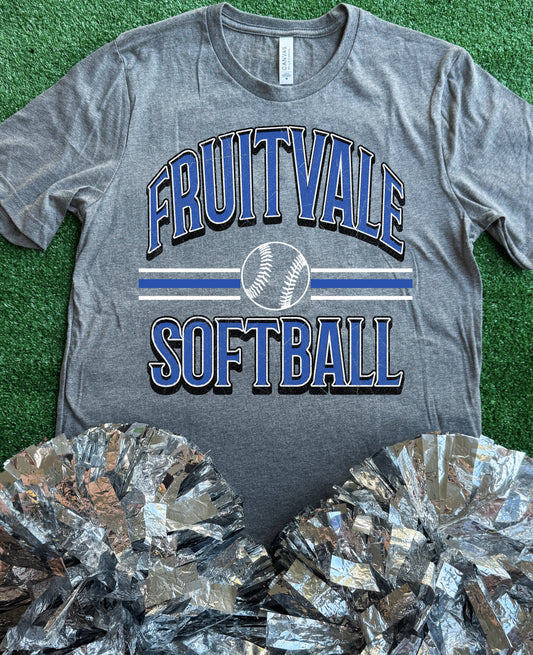 Fruitvale Curve Softball Tee