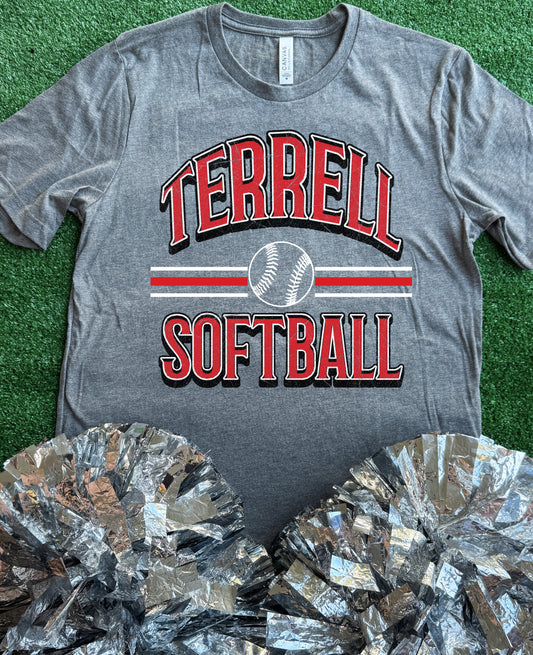 Terrell Curve Softball Tee