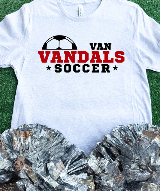 Van Vandals Soccer Star Tee