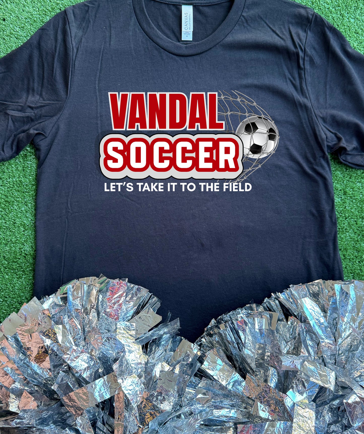 Van Vandals Soccer Net Tee