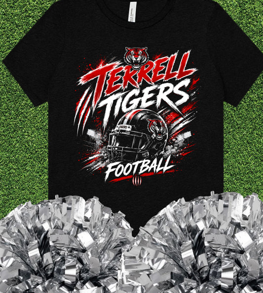 Terrell Tigers Football Stadium Tee