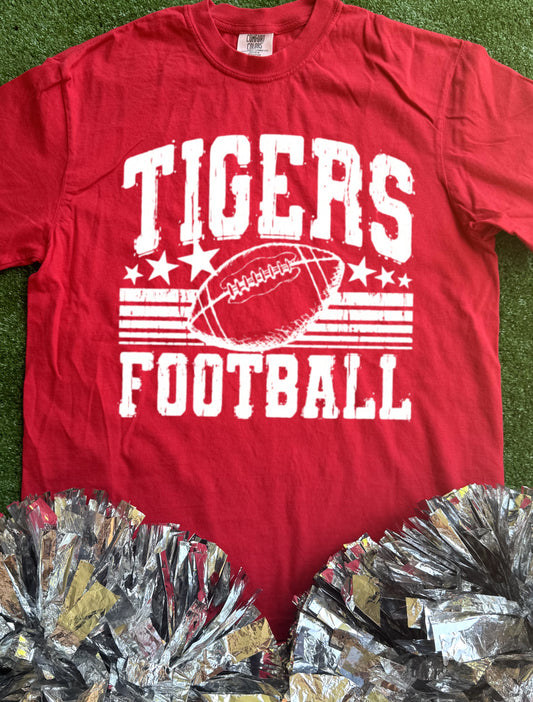Terrell Tigers Star Football Tee