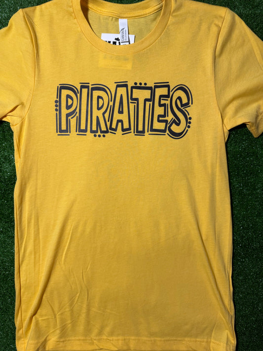 Crandall Pirates Doodle Tee