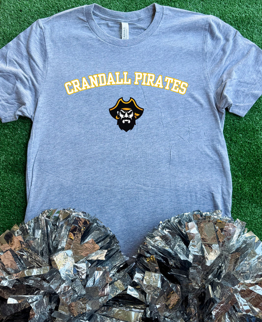 Crandall Pirates Logo Tee