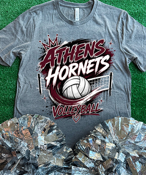 Athens Hornets VB Crown Tee