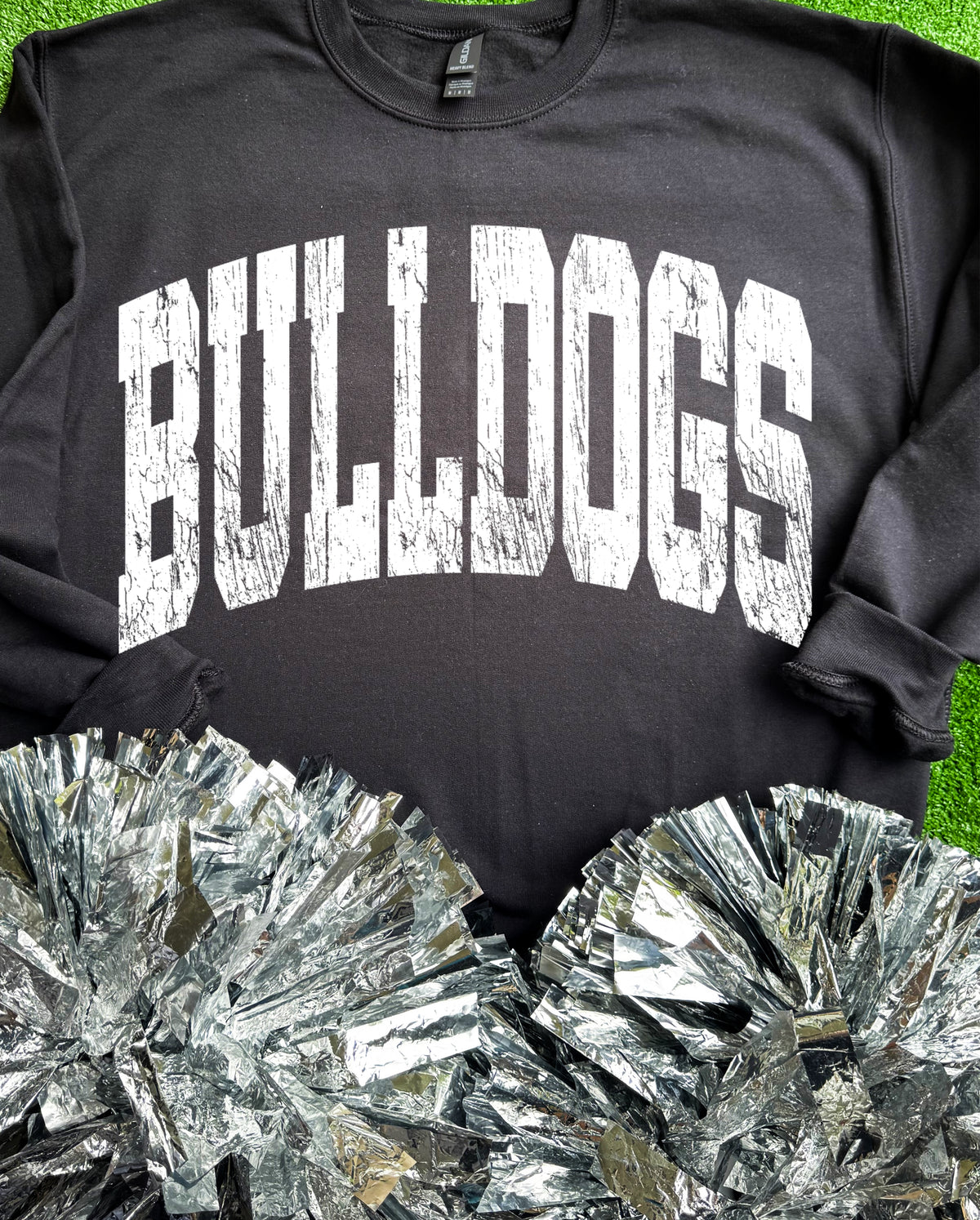 Distressed Bulldogs Sweatshirt