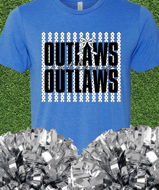 Dierks Outlaws Polka Dot Tee