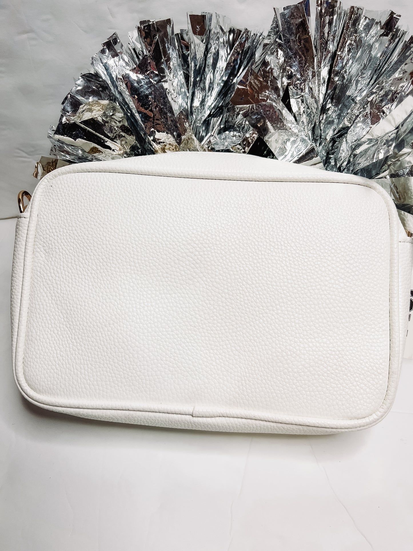 Varsitee Purse in White