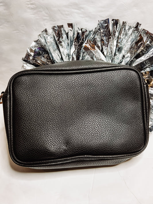 Varsitee Purse in Black