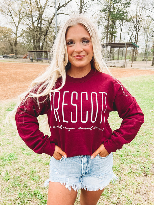 Prescott Script Sweatshirt