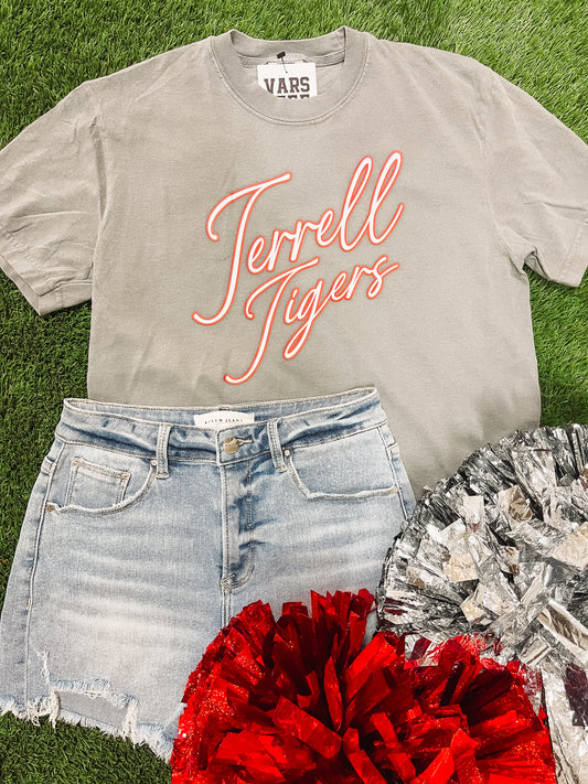 Terrell Tigers Cursive Tee