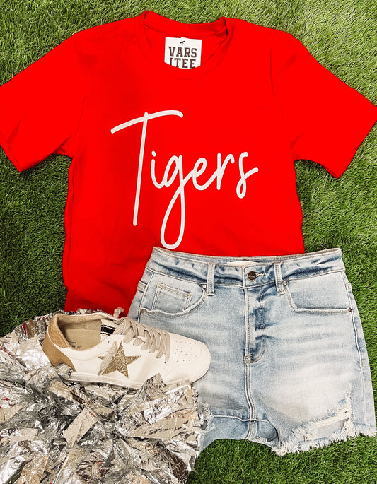 Cursive Tigers Tee