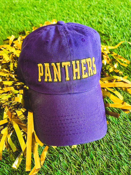 Purple Panthers Puff Hat