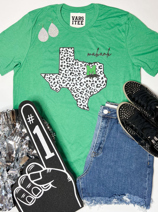 Mabank Leopard Texas Tee