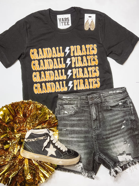 Crandall Pirates Repeat Tee