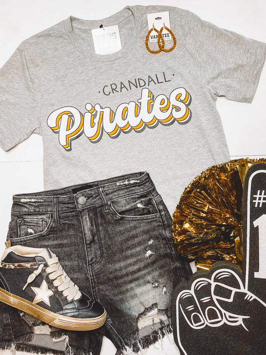 Crandall Pirates Layered Tee