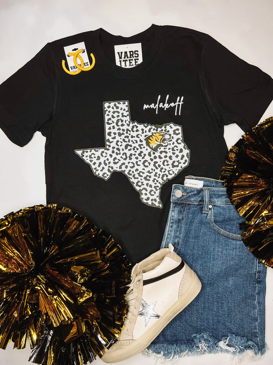 Malakoff Leopard Texas Tee