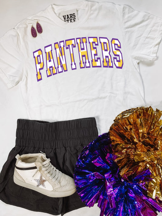 Panthers Checker Tee