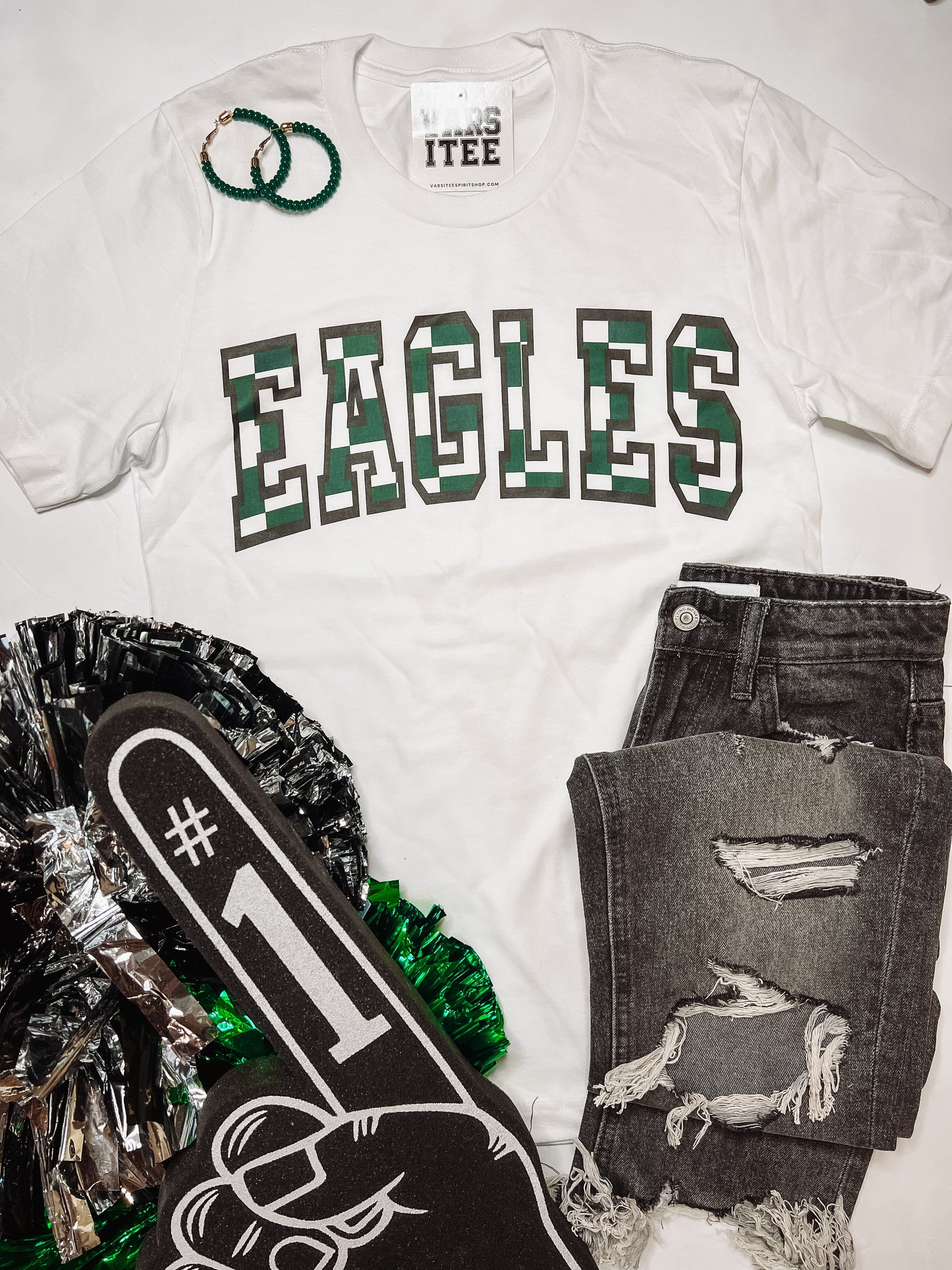 Eagles Checker Tee