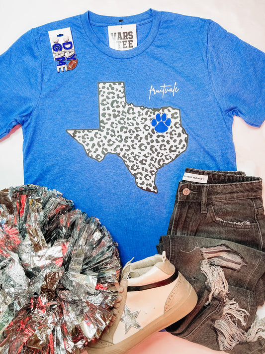 Fruitvale Leopard Texas Tee