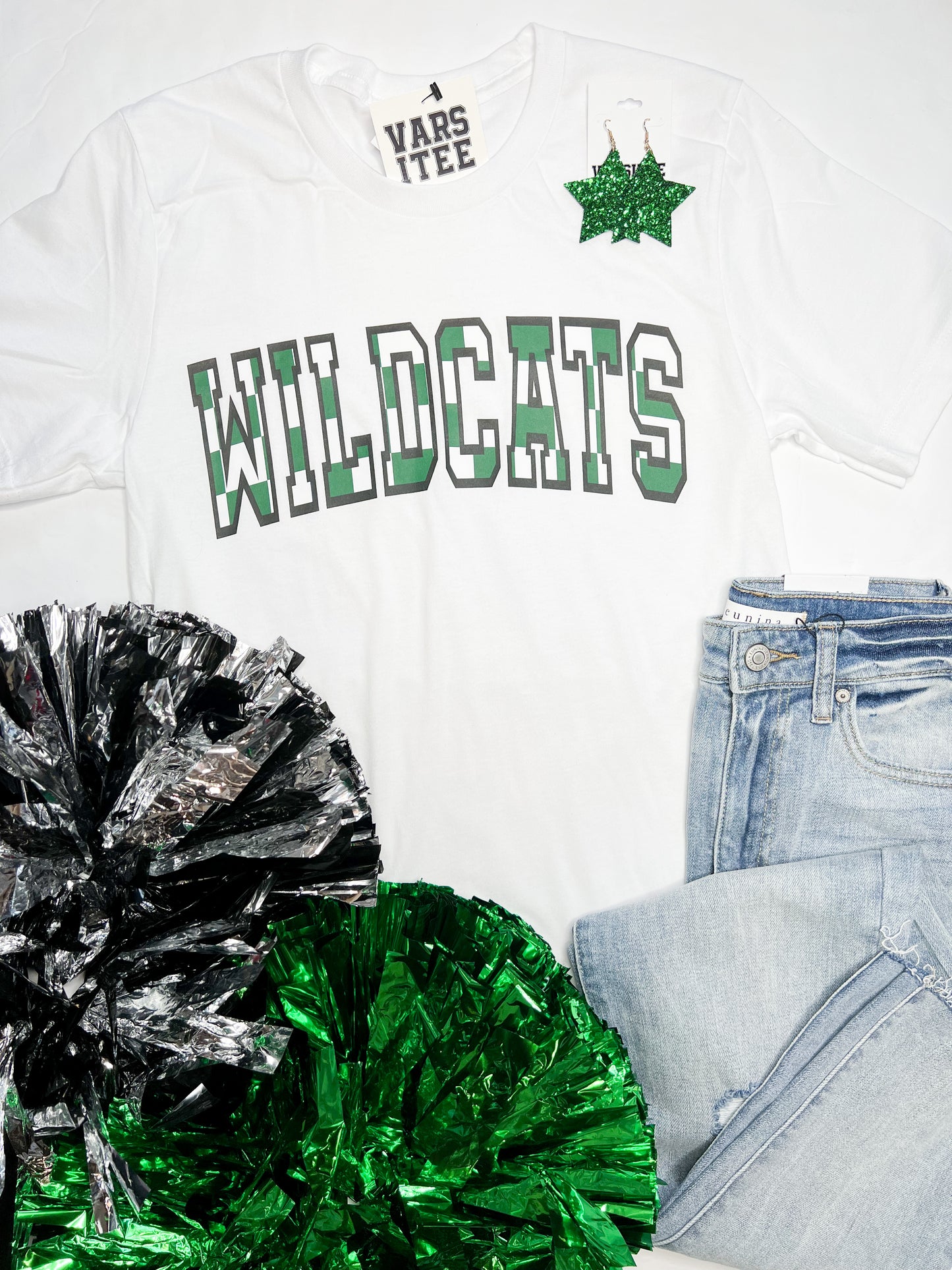 SR Wildcats Checker Tee