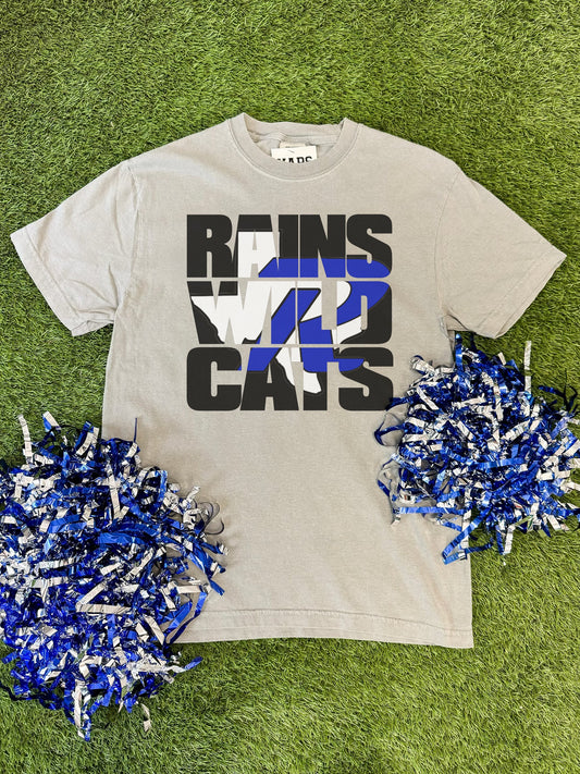 Rains Wildcats Inlay Tee