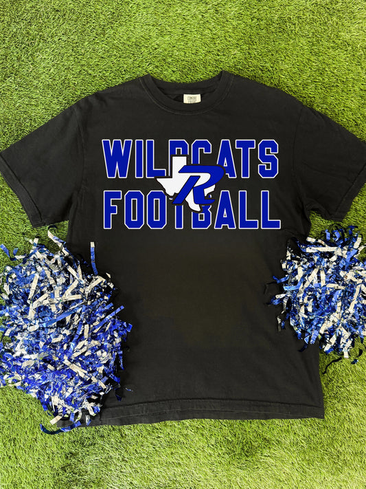 Rains Wildcats Block Tee