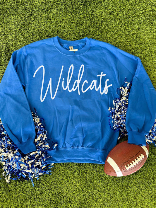 Cursive Wildcats Sweatshirt