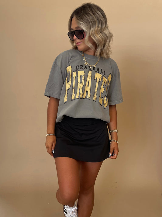 YOUTH Crandall Pirates Curve Tee