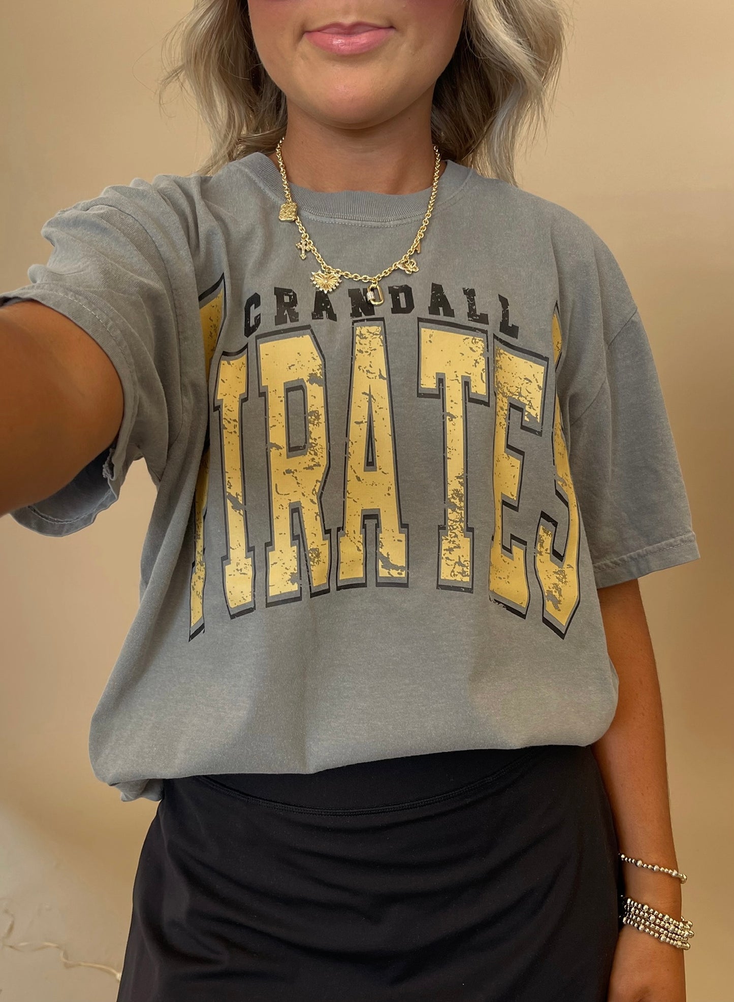 YOUTH Crandall Pirates Curve Tee