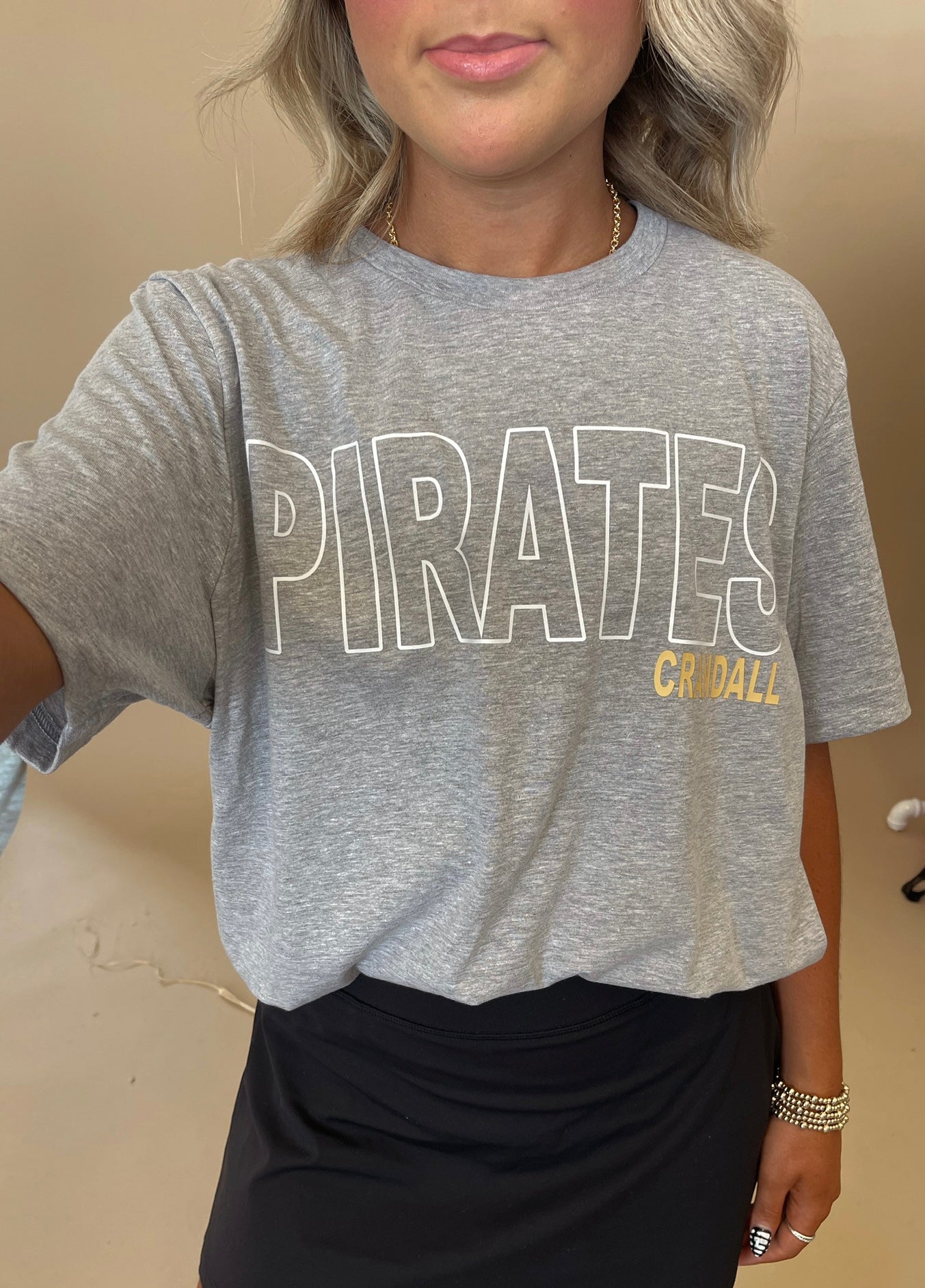 Crandall Pirates Outline Tee