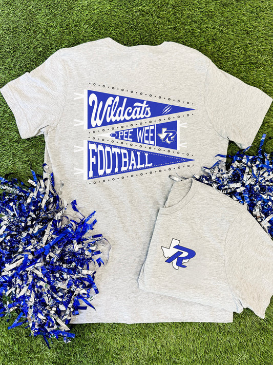 Wildcat Football Flag Tee